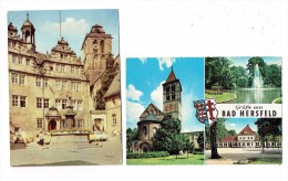 Lot 2 Cartes - Bad Hersfeld - Multivues Blason Animation - Bad Hersfeld