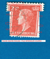 *  1948 / 53  N° 421A   GRANDE DUCHESSE CHARLOTTE  OBLITÉRÉ DOS CHARNIÈRE - Variétés & Curiosités