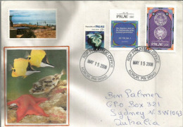 Lettre De L'île Palau Adressée En Australie (faune Marine) - Sonstige - Ozeanien