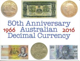 50th Anniversary Of Australian Decimal Currency - 1966 - 2016 - Banques