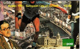 Ireland Booklet SG #SB38 Dublin 1991 European City Of Culture - Carnets