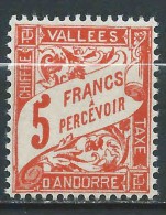 Andorre - 1938 - Taxes N° 20 - Neuf ** - MNH - Nuovi