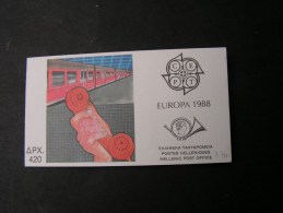== GR MH 10  1988 Europa  ** MNH   €  35,00   10% - Cuadernillos