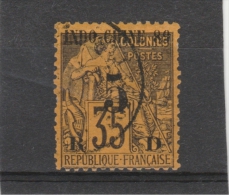 Indochine -_1889 - N°1 35c Surchargé 5c - Altri & Non Classificati