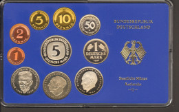 BRD Kursmünzensatz KMS Polierte Platte, Umlaufmünzenserie DM 1982  Prägestätte G - Ongebruikte Sets & Proefsets