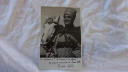 PHOTO DE RAYMOND CORDY EN SPAHI  DEDICACE A L ASSOCIATION DES AMIS DE PIERRE LOTI - Signed Photographs