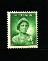 AUSTRALIA - 1937  DEFINITIVE  1d  PERF. 13 1/2 X 14  MINT SG 165 - Mint Stamps