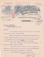 Lettre 10/10/1919 GEORGE WARWICK Export Import LONDON - Xaintrailles Lot Et Garonne France - Reino Unido
