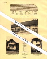 Photographien / Ansichten , 1933 , Villarzel , Broye-Vully , Prospekt , Architektur , Fotos !!! - Villarzel