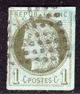 Colonies Française N° 14 (Variété, Filet Du Bas Et Petits Points) Avec Oblitération Losange  TB - Ceres