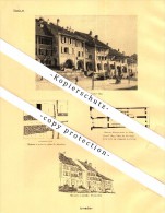 Photographien / Ansichten , 1933 , Avenches , Prospekt , Architektur , Fotos !!! - Avenches
