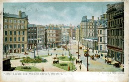 YORKS - BRADFORD - FOSTER (sic) SQUARE AND MIDLAND STATION Y2707 - Bradford