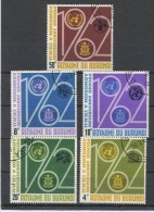 BURUNDI - 1er ANN. À L´ONU -  N° Yvert  64/68 Obl. - Used Stamps