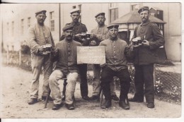 Carte Postale Photo Militaire Allemand ARYS (Polen-Polska-Poland-Ostpreussen) -Feldpost-Briefstempel-Stempel-Cachet - Pologne