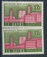 [14] Variété : N° 1152 Le Havre Impression Dépouillée Des Façades + Normal ** - Unused Stamps