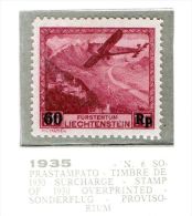 1935 - Francobollo Del 1935 Soprastampato  N° 14 - Posta Aerea