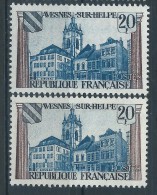 [14] Variété : N° 1221 Avesnes Sur Helpe Bleu Au Lieu De Bleu Foncé + Normal ** - Unused Stamps