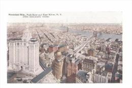 CPA E.U- NEW YORK - MUNICIPAL BLDG - PARK ROW AND EAST RIVER - Altri Monumenti, Edifici