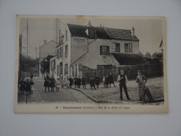 VAUCRESSON - Rue De La Folie Et Postes - PTT Animée - Vaucresson