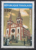 Togo 2011 - Mi. C4316 Cathédrale Kathedrale Cathedral Lomé Religion Church Kirche Eglise 550F MNH** RARE !!! - Togo (1960-...)