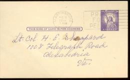 POST CARD  Scott UX 40  - MARTINSBURG 1959   - STATUE LIBERTY - 1941-60