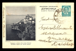 Illustrated Stationery - Image Ohridsko Jezero (Sv. Jovan Kaneo) / Stationery Circulated,2 Scans - Altri & Non Classificati