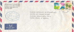 TAIWAN - Vf 1989 AIR MAIL COVER From National Chung-Hsing University, Taichung To USA - Yvert A26 - Briefe U. Dokumente