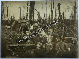 Photo Guerre 14-18 Militaire Allemand Tranchée Trench German Military WW1 VERDUN Meuse 55 - Oorlog, Militair