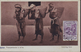 ANGOLA FEMMES SEINS NUS PHOTO CARTE    SUPER STAMP - Angola