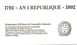 FRANCE. N°2773 De 1992 Sur Document Philatélique. - French Revolution
