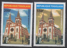 Togo 2011 - Mi. C4316 Cathédrale Kathedrale Cathedral Lomé Religion Church Kirche Eglise 200 & 550F MNH** RARE !!! - Togo (1960-...)