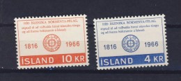 ISLANDE 1966 LITTERATURE  YVERT N°361/62 NEUF MNH** - Nuevos