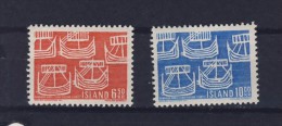 ISLANDE 1969: COMMUNAUTE SCANDINAVE-BATEAUX  Yvert: 381/82  NEUF MNH** - Unused Stamps