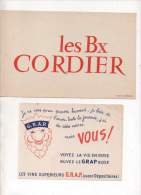 2 Buvards - Vin G.R.A.P. Et Les Bordeaux Cordier - Drank & Bier