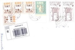 2013. Slovakia, The Letter By Registered  Post To Moldova - Storia Postale