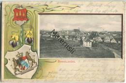Dinkelsbühl - Wappen - Prägedruck - Gel. 1907 - Verlag Wilh. Weng Dinkelsbühl - Dinkelsbühl