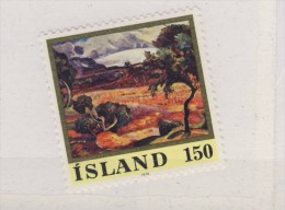 ISLANDE 1976 PEINTURE  Yvert: 465 NEUF MNH** - Unused Stamps