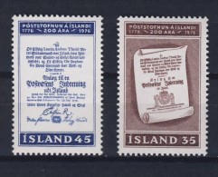 ISLANDE 1976 SERVICE POSTAL  Yvert: 469/70 NEUF MNH** - Unused Stamps
