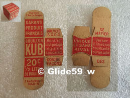 Publicité Carton Cube à Monter "Bouillon KUB" - 2 Cm3 (années 50) - Other
