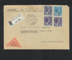 Luxemburg Nachnahme Brief 1946 Nach Belgien - Covers & Documents