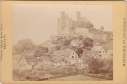 Germany - Gottingen Und Umgegend - Hanstein - Verlag Lange - Siecle XIX - 19 - Photo On Cardboard 165x110mm - Goettingen