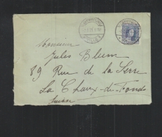 Luxemburg Brief 1921 In Die Schweiz - Brieven En Documenten