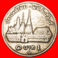 ★EMERALD BUDDHA: THAILAND ★ 1 BAHT 2525 (1982) 25! LOW START★ NO RESERVE! Rama IX (1946-) - Tailandia