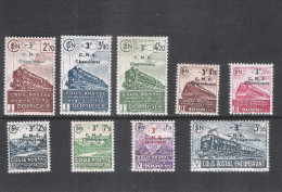 COLIS POSTAUX N°191 à 199 - SERIE NEUVE **  TTB  " Sans Trace De Charnière"  COTE 190.00€ - Mint/Hinged