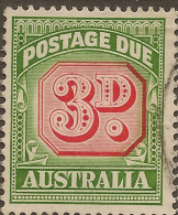 AUSTRALIA 1958 3d Postage Due SG D134 U #RM87 - Gebraucht