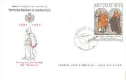 Carta Monaco De 1997 - Briefe U. Dokumente