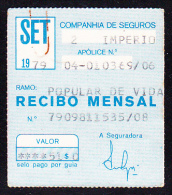 VIGNETTE - COMPANHIA DE SEGUROS IMPÉRIO - SET 1979 - Ortsausgaben