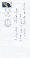 Francia 2002 - Lettera X L'interno Affrancata Con1 Stamp Isolato Olimpiadi Salt Lake City - Hiver 2002: Salt Lake City