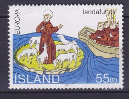 Iceland 1994 Mi. 801     55.00 Kr Europa CEPT Endeckung Der Färoer-Inseln Von Hl. Brendan Irischer Holzschnitt - Used Stamps