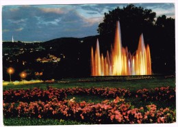 O1572 Torino - Parco Del Valentino - Fontana Luminosa - Notturno Notte Nuit Night Nacht Noche / Non Viaggiata - Parcs & Jardins